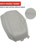 Center Console Armrest Cover Upholstery For Hyundai Sonata 2015-2019, Custom Fit Vinyl Leather With French Double Stitching. Anti-Scratch.