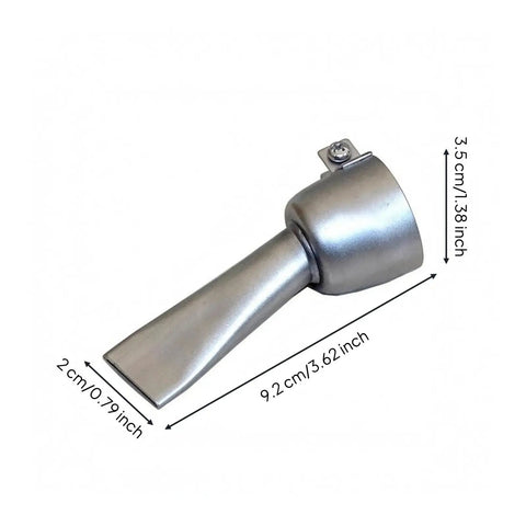 Stainless Steel Torch Nozzle and Air Nozzle Adapter for Repair and Fabrication 35mm Connection, Flat Mouth, N013, Heavy Duty