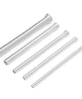 Greensen 21 Cm Super Elastic Steel Spring Bender For Copper Aluminum Stainless Steel Pipe Bending Tool Set, metal tubes of various lengths.