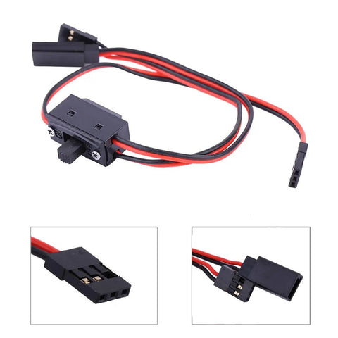 3 Pack 3 Way Power On Off RC Switches for Cars Trucks Planes Helicopters and Drones No Battery Unplugging Needed