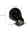 Heavy Duty 2 Inch Swivel Ball Casters Rolls Smooth As Silk Dead Silent Metal Furniture Wheels Top Shelf Build for easy installation.