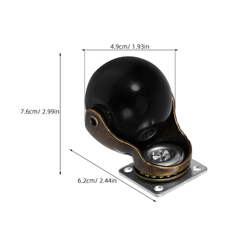 Heavy Duty 2 Inch Swivel Ball Casters Rolls Smooth As Silk Dead Silent Metal Furniture Wheels Top Shelf Build for easy installation.
