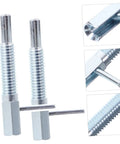 Heavy Duty Stainless Steel Spring Plunger Pin Set Featuring Self Locking Telescopic Action And Rock Solid Indexing Plunger Latch close-up of pins