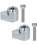 2 Pc Beefed Up Dowel Pin For 1989 To 1998 Cummins 12 Valve 5.9L Engine, CNC Anodized Aluminum 6061 T6, Prevents Dowel Backout, Boosts Timing Integrity, Heavy Duty Fitment For Diesel Trucks, silver dowel pin retainers with screws