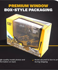 1 64 Scale Cat Skid Steer Loader And 297D2 Compact Track Loader Set with Diecast Metal in box packaging with clear window