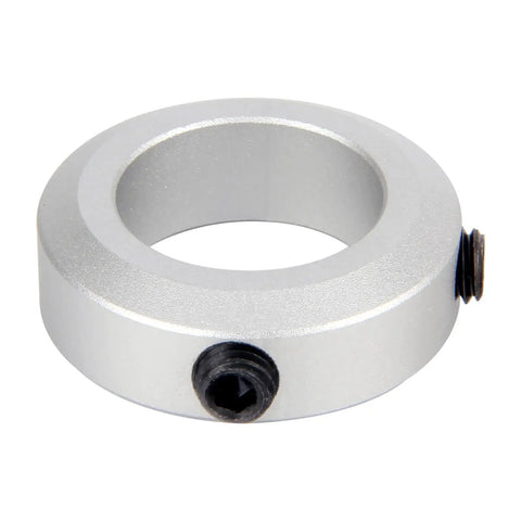 4 Pack Aluminum Alloy 12mm Bore Shaft Collars Screw Style For CNC Machine Tools With 12mm Bore, 20mm Outer Diameter, And 8mm Width, Lightweight, Beefy Durability, Corrosion Resistant, Easy Install, side view