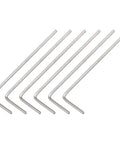 6 Pack 1.3mm Hex Key Wrench Set, L Shaped Arm for 3D Printer Repair Kits, DIY Maintenance, Pro Grade Chrome Vanadium Steel