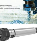 Precision Morse Taper ER20 Collet Chuck Holder For CNC Milling Lathe Made Of High Carbon Steel With Ultra Low Runout and Hardened Shank, close-up view.