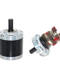 Beefy 42mm Planetary Gearbox Reducer for 775 795 895 DC Motors with 17.5mm Shaft, showing gear components and outer casing.
