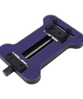 Premium PCB Holder Tool for Repair, Flexible Clamp With 0-70mm Jaw, Tempered Glass Panel, angled view on white background