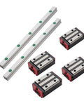 2 Piece 30mm Linear Rail Guide Kit With 4 Bearing Blocks For CNC Rigs, Multiple Length Options 1150 1200 1500 1600 2000 2500 2600mm, Smooth Low Friction Slide System For Precise, Easy Install And Direct CNC Integration. Two 30mm rails with four bearing blocks