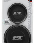 Magnetic Parts Tray Tool Set for Garages and Workshops Black Two Tray Kit With 4 Inch And 5 And A Half Inch Trays in packaging