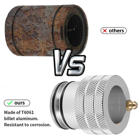 Comparison of corroded metal and corrosion-resistant 39mm Wheel Bearing Grease Tool For Can Am Maverick X3 And X3 Max Turbo RR 2017 2026 OE Replacement 293350109.