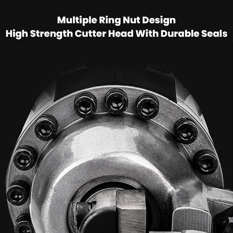 Heavy Duty 900 Watt Electric Hydraulic Rebar Workhorse Cuts Up To 5/8 Inch Steel Bar And Number Five Rod Smooth As Butter Fast 2.5 Second Job Site Snips With Replaceable Jaw Blades