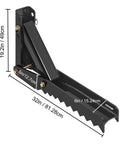 32 Inch Backhoe Thumb Durable Half Inch Steel Plate Excavator Claw Attachment for Tractors and Heavy Equipment with measurements