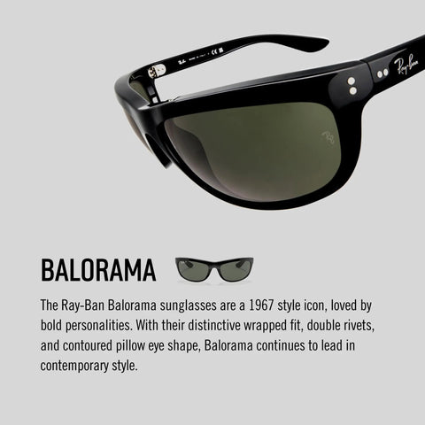 Balorama RB4089 Rectangular Wrap Sunglasses For Men Opal Blue Frame With Blue Lenses 62mm Lightweight Durable Build With Double Rivets