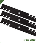 Your Go To Mulching Blades For 48 Inch Mower Decks Compatible With Bad Boy Gravely Scag Hustler Snapper Toro And More 3 Pack