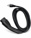 Heavy Duty Golf Cart Charging Cable 10 Ft Badass Rock Solid 16 Amp Power Cord for smooth charging, flexible black cord and plug.