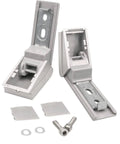 Heavy Duty Stainless Steel Refrigerator Door Hinge Replacement Kit 2 Pack Easy Install Durable Fridge Hinge Set For A Wide Range Of Freezers And Refrigerators Replacement For 9590 Series Models, showing components and screws.