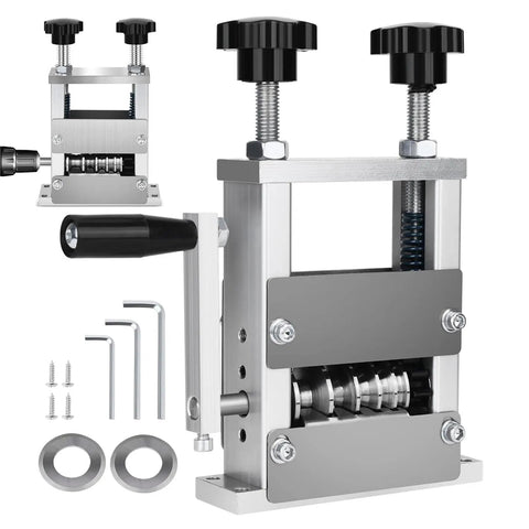 Precision Wire Stripper Machine With Drill Attachment And Manual Crank Options For Electrical Work Durable Alloy Steel Construction, close-up view.