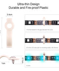 All In One 4 Pin RGB LED Strip Connector Kit With Wire And Cables 10mm installation guide and dimensions