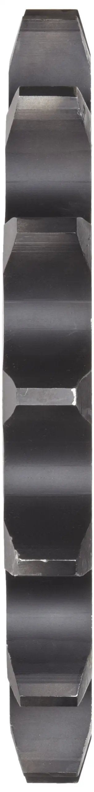 Single Strand Roller Chain Sprocket With Type A Hub, high carbon steel, 30 teeth, side view, 1.5 inch bore.