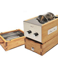 Home Coffee Bean Roaster 250 with Transparent Glass Chamber Noiseless Operation Large Capacity in wooden design