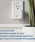 Heavy Duty 12 Pack Standard Decorator Electrical Wall Receptacle Outlet 15A 125V 2 Pole 3 Wire Non Tamper Resistant installed