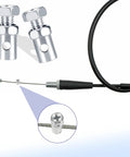 20 Piece Universal Clutch, Brake, and Throttle Cable Ends Kit with One Eighth Inch Crimp Ends and Cable Clamps