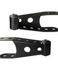 Beefy 2 To 3 Inches Rear Suspension Drop Shackle Kit For Leaf Springs, Heavy Duty 35 Steel, view showing two shackles with holes