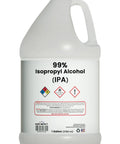 Ninety Nine Percent Isopropyl Alcohol For Home Office School And Lab Use 128 Fluid Ounces Made In USA Bulk Multi Purpose Cleaning And Disinfecting Solution That Gets The Job Done. 1 gallon jug