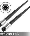 Beefy 49 Inch Hay Bale Spear Spike With Quick Attach 4000 Lb Capacity Square Bale Forks strong steel construction