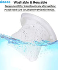 Replacement Filters For Black And Decker Dustbuster Hand Vacuums HNVCF10 6 Pack washable filter submerged in water