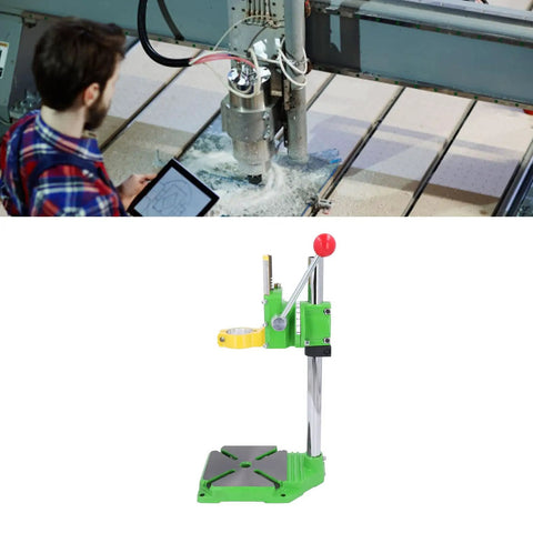 Adjustable Vertical Drill Stand With 90 Degree Rotation Floor Drill Press Table 60mm Travel Fits 38mm To 43mm Drills