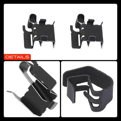 Premium Front Disc Brake Hardware Kit For Toyota RAV4 Corolla Prius Matrix Yaris Mirai Models 2006 To 2022 steel snap springs