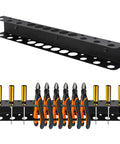 Wall Mounted Screwdriver And Pliers Organizer With 18 Slots, Carbon Steel Heavy Duty Tool Rack For Small Tools