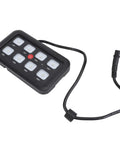 8 Gang LED Touch Switch Panel with Water Resistant Dimmable Relay System for Trucks Boats ATVs UTVs SUVs and RVs, 12-24 Volt
