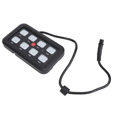 8 Gang LED Touch Switch Panel with Water Resistant Dimmable Relay System for Trucks Boats ATVs UTVs SUVs and RVs, 12-24 Volt