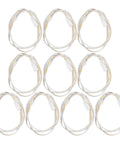 10-pack LED Tube Lamp Wire With 3 Pin Double End Connector Flexible Power Extension Cable For Under Cabinet Lights And Tube Lights