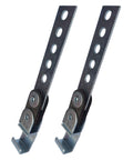 Two Pack Swivel Style Exhaust Hangers For Universal Fit, Beefed Up Heavy Duty Open End Muffler Bracket, Adjustable Exhaust System Support