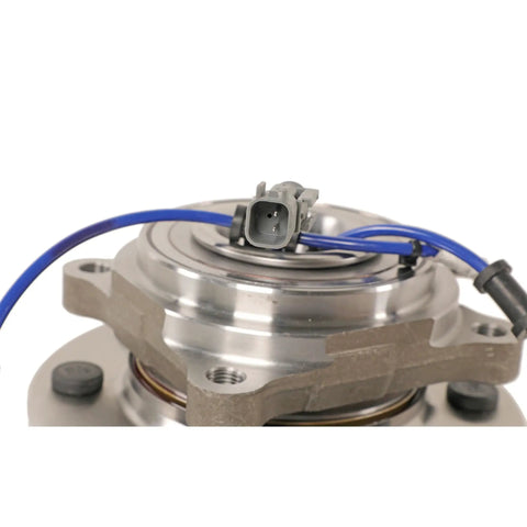 Front Wheel Bearing And Hub Assembly For Dodge Ram 2500 3500 4wd 2012 2013, close-up view showing electrical connector and hub design.