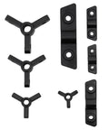 Heavy Duty Gear Puller Set With 2 3 Jaw Bearing Puller Kit Featuring Reversible Jaws For 3 4 6 8 Inch Hub Separator Using Hardcore Alloy Steel Build That Will Not Bend Under Pressure It Is A Badass Choice For Gearhead Crew Upgrade Garage Tools, reversible jaws set