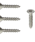 Top Notch Rock Solid Security Torx Flat Head Sheet Metal Screws Number 8 X 2 Inch 18 8 Stainless Steel Tamper Proof T20 Drive heavy duty screws