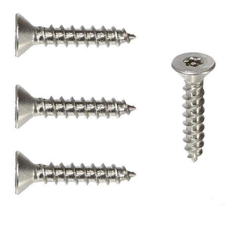 Top Notch Rock Solid Security Torx Flat Head Sheet Metal Screws Number 8 X 2 Inch 18 8 Stainless Steel Tamper Proof T20 Drive heavy duty screws