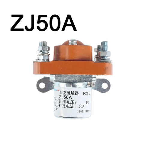 Heavy Duty DC Contactor Built Tough, Slim Footprint, Plug And Play Normally Open Relay For Cars And Control Systems, Rock Solid 12V 24V 48V 72V Switch Handling 50A To 600A With No Sweat At All.