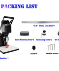 HQHAOTWU portable hinge boring machine with 50cm scale; kit includes 2 scale plates, 2 baffles, 4 screws and wrenches