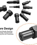 Pro-Grade Motorcycle Blind Bearing Extractor Puller Kit 8-25mm, 10-Piece Inner Bearing Removal Set with secure design features.