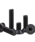 125 Piece Grade Ten Point Nine Alloy Steel Flat Head Hex Socket Cap Screws Set M3 X 8 12 16 20 25 MM With Allen Key