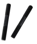 Hold Down Clamp Clamping Complete Set Kit For Bridgeport Mill Machine Featuring Durable Tool Steel Construction Solid 3/8 Inch Studs close-up of heavy-duty black steel studs