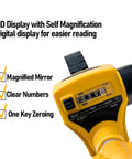 LXMJNCJP Measuring Wheel Double Folding Accurate 0-9999.9m Portable Distance Measuring Wheel for Work Projects HD digital display and magnified mirror.